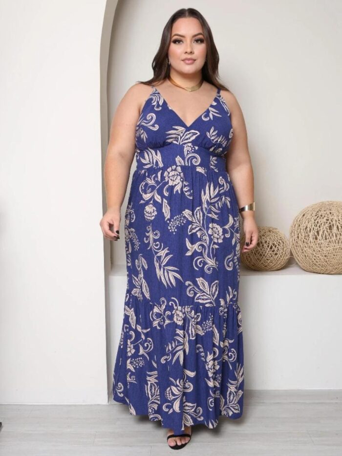 Vestido longo GG