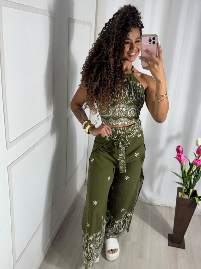 Conjunto calça envelope
