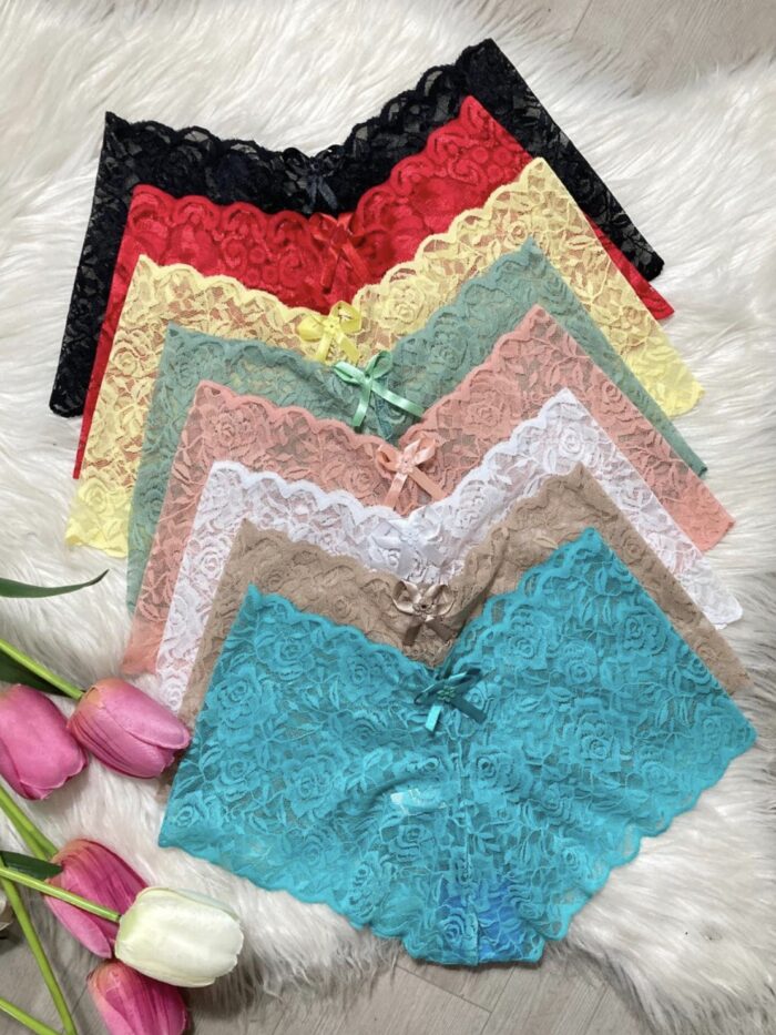 Calcinha short renda
