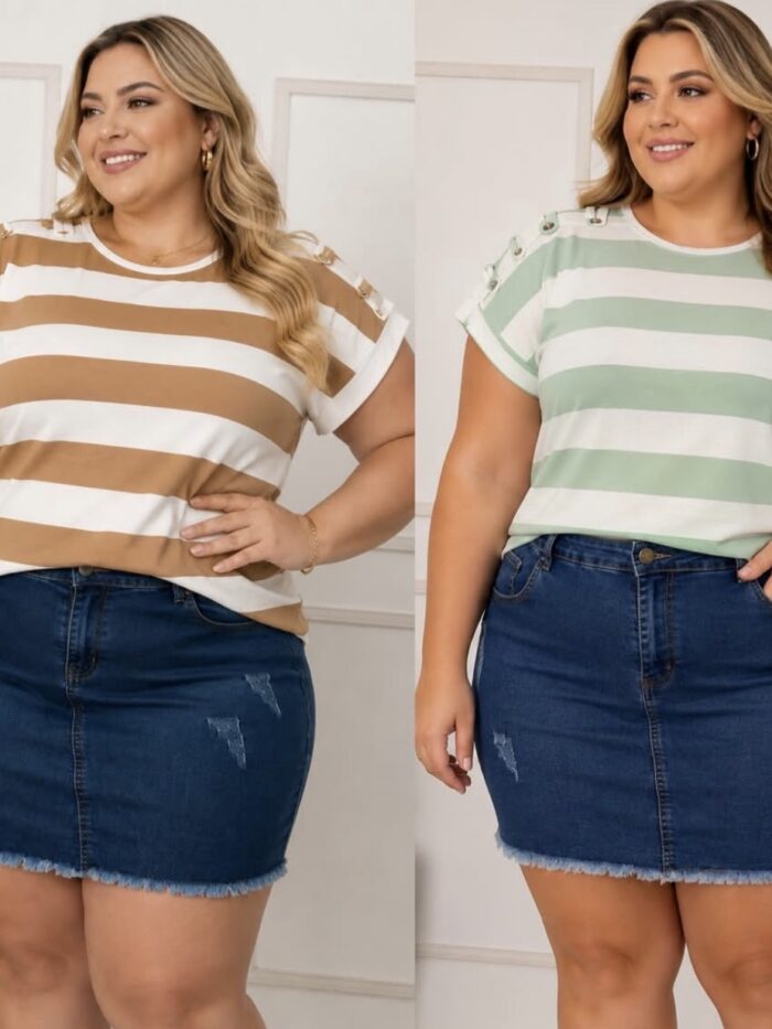 Blusa Malha Listra GG