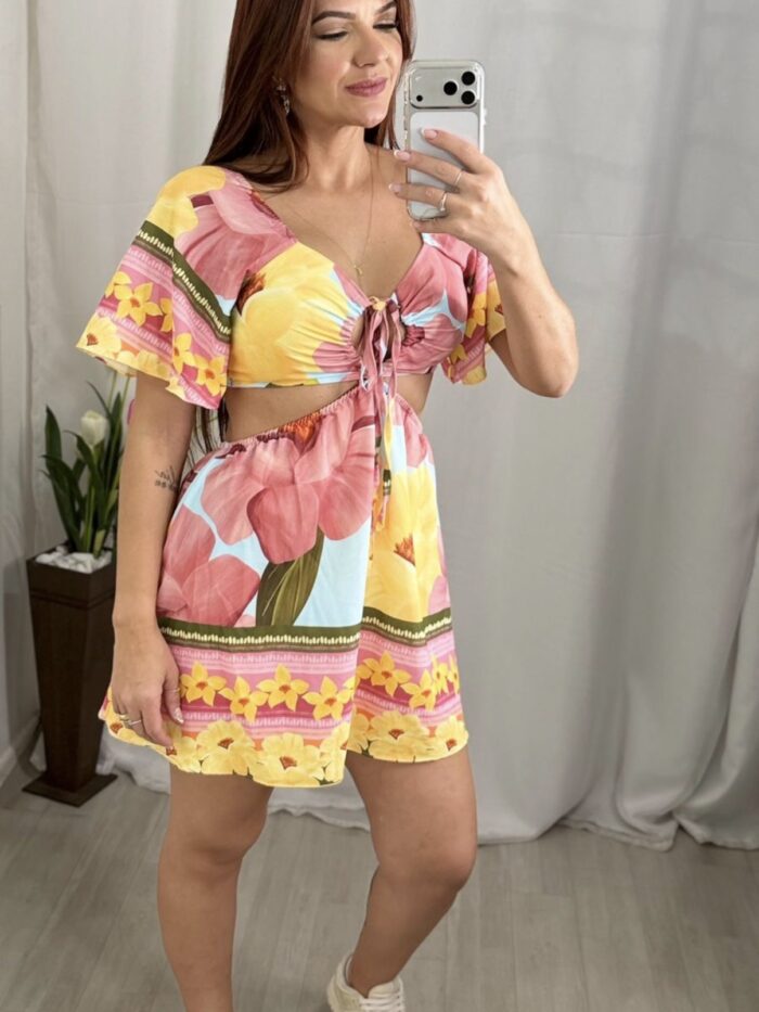 Macaquinho estampado
